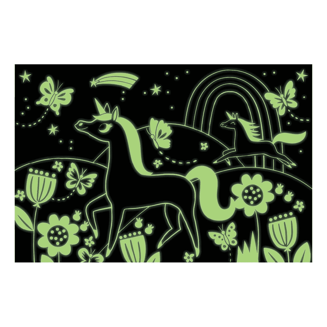 Unicorn Glow-in-the-dark Puzzle