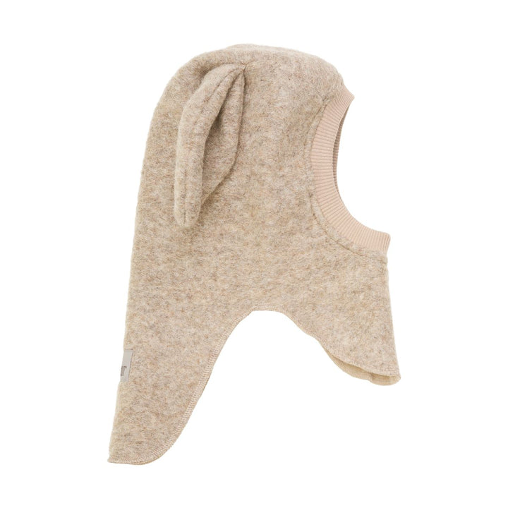 Bunny Balaclava Ears Wool | Sand Melange AW2025