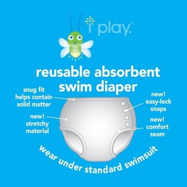 Snap Reusable Absorben Swim Diaper Navy Ocopus