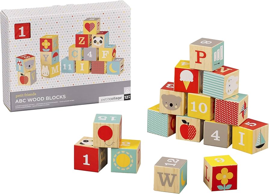 ABC Wooden Alphabet Blocks