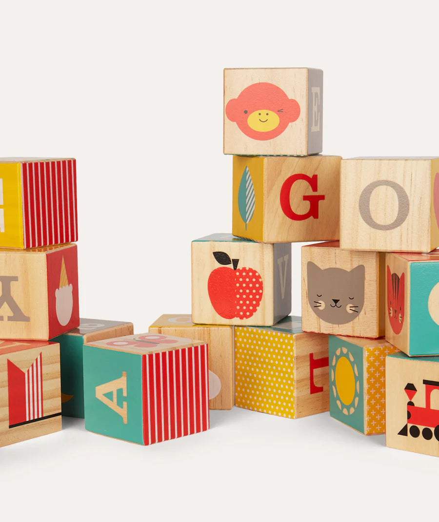 ABC Wooden Alphabet Blocks